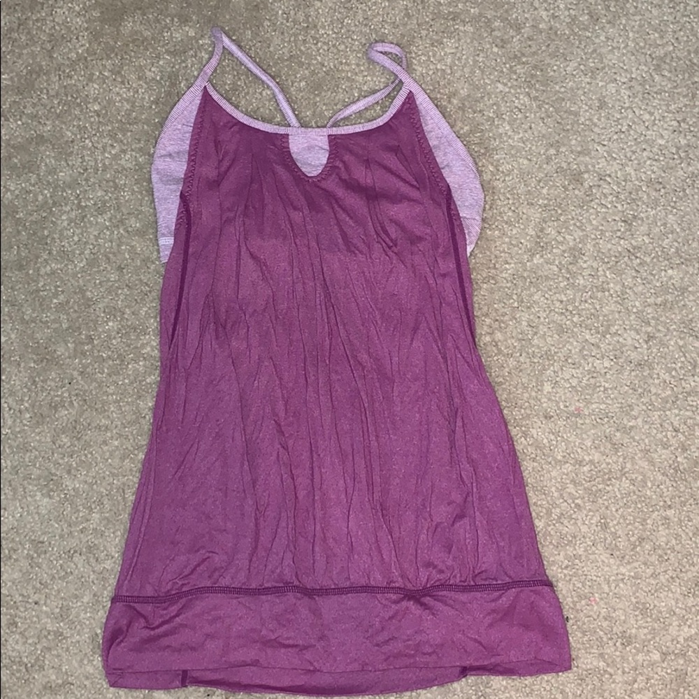 LULU LEMON Tank Top with built in bra.